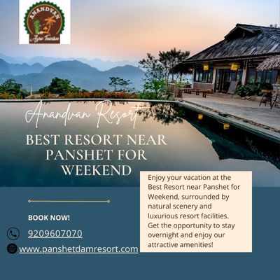 Best Resort near Panshet for Weekend